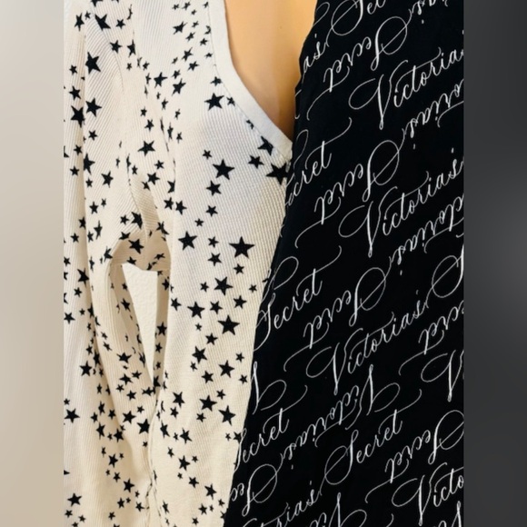 Victoria's Secret Pajama Sleepwear Thermal Top & Cotton Pants Signature - Picture 7 of 9